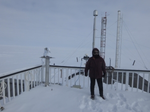 Atop the NOAA Observatory in Barrow